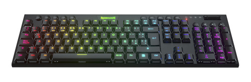 K618-rgb-sp Teclado Mecanic Horus Fs Red Swes Black