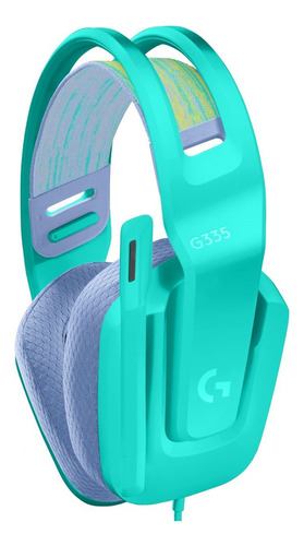 Auriculares Logitech G335 Gamer Microfono 3,5 Mm Menta 