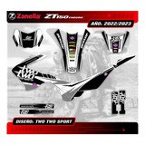 Kit Calcos  - Grafica Zanella Zt 150 Enduro - Laminados