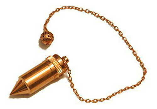Collar - Brilliant Bullet Copper Plated Pendulum Healing Dow