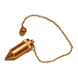 Collar - Brilliant Bullet Copper Plated Pendulum Healing Dow