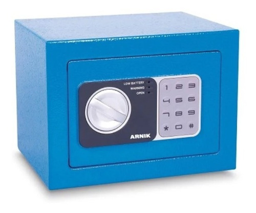 Caja Fuerte Arnik 23x17x17 Color Azul