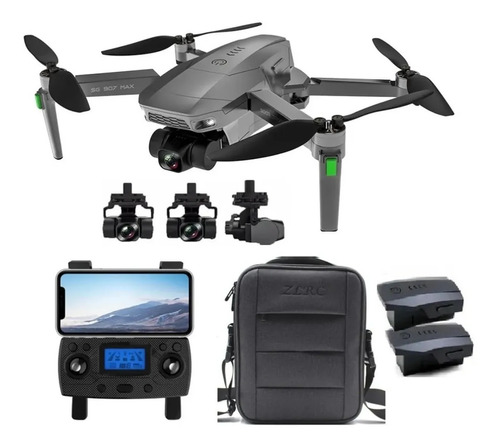 Drone Sg907 Max 4k Gimbal 3 Eixos Brushless 1,2km - 2 Bater.