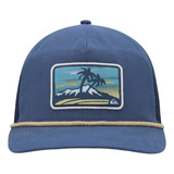 Gorra Quiksilver Modelo Caster Trucker Azul Marino Importada