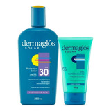 Dermaglós Combo Protección Solar Emulsión Fps30 + Post Solar