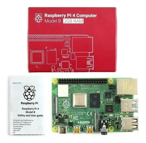 Kit Com 10 Peças Raspberry Pi 4 Pi4 Model B 2gb Ram Na Caixa