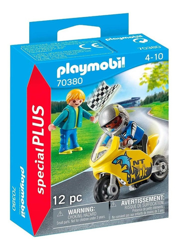 Playmobil Special Plus Chicos C Moto De Carreras 70380 Intek