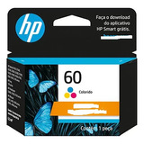 Cartucho Hp 60 Color Original 6.5 Ml Serve Na 675 703 901