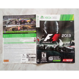 Encarte Original Formula 1 2013 / Xbox 360