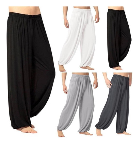 Pantalones De Yoga Casuales Para Hombre De Color Puro