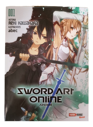 Sword Art Online Aincrad Novela Tomo #1 Panini 