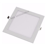 Luminária Plafon Paflon De Led Embutir 18w Quadrado Bivolt Cor Branco-quente 110v/220v (bivolt)