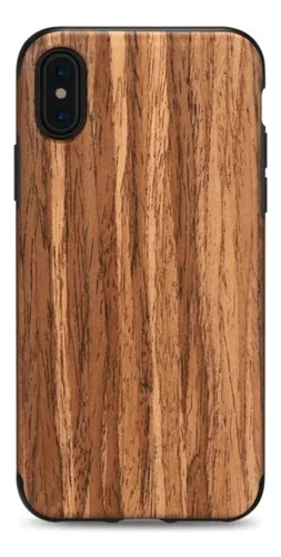 Funda Antigolpe Diseño Madera Para iPhone XS Max