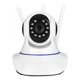 Cámara De Seguridad Ip Robotica Wifi 3 Antenas + Micro 32 Gb