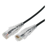 Cable De Parcheo Utp Slim Cat6a 3m Negro / Lp-ut6a-300-bk28