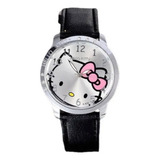 Relojes De Hello Kitty De Piel ,cristales Lindisimos