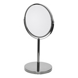 Espelho De Aumento 5x Rotativo Com Base 35cm Mimo Style