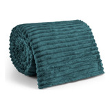 Manta Soft Canelada Para Cama Solteiro Cobertor Dia A Dia 