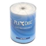 Plexdisc Dvd-r 4.7 Gb 16 X Hub De Inyeccin De Tinta Blanca I