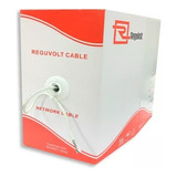 Cable Utp Cat6 Exterior Caja Bobina 305m Reguvolt 100% Cobre