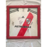 Camiseta Autografiada River Plate 09/10+cuadro +vidrio