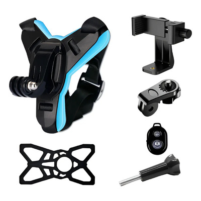 Soporte Casco Moto Para Celular Y Cámaras Kit 6 Piezas Gopro | Meses sin interés