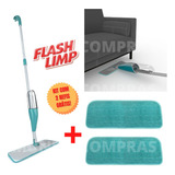 Mop Limpeza Spray Fit Microfibra 365ml Flash Limp + 2 Refis