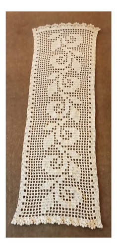 Centro De Mesa A Crochet 85 Cm/paño Rectangular 