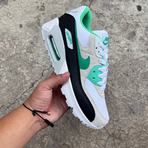 Tenis Nike Air Max 90 Originales Verde Blanco