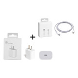 Adaptador Usbc 20w Pata Argentina Para iPhone + Cable Usb-c.