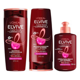 Elvive Aminexil Shampoo + Acondicionador + Crema Para Peinar