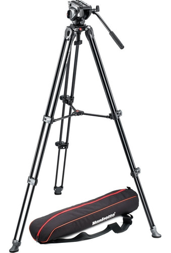 Kit Tripode Manfrotto De Video Mvt502am + Mvh500a - Envios!