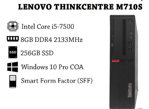 Cpu Lenovo M710s Ci5 7a Gen 3.4 8gb/nvme 250gb