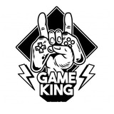 Gamer Game King Sticker Autoadhesivo Vinilo Auto