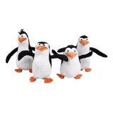 4 Peluches De Pinguinos De Madagascar Original 25 A 30 Cm