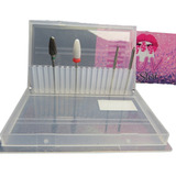 Caja Porta Fresas Uñas Nail Drill