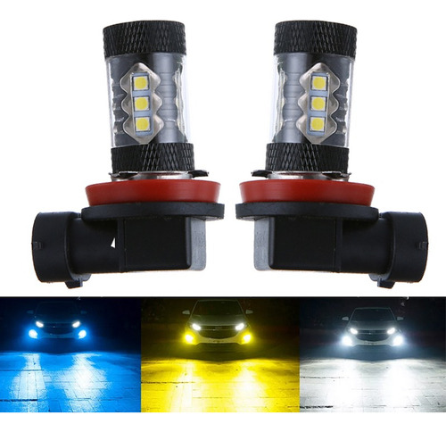 Foco Led H8 H11 Luz Antiniebla Para 2015-2019 Dodge Attitude