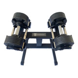 Set Mancuernas Ajust. 2kg A 20kg (incrementos De 2kg) + Rack