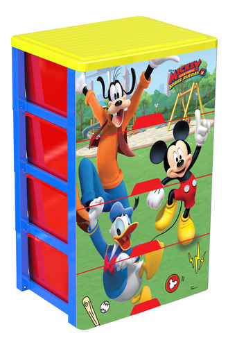 Comoda Infantil 4 Niveles Cajonera Disney