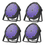 Set X4 Luces Para Fiesta Ultravioleta Disco Luces Discoteque