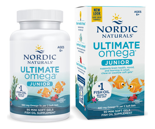 Suplemento Nordic Naturals Ultimate Omega Jr Fresa 680