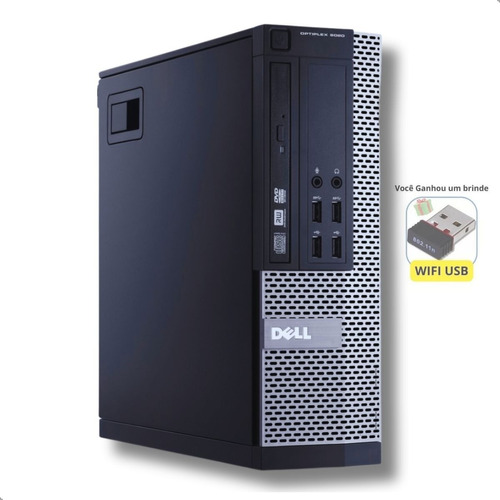 Cpu Dell Sff Optiplex I5 8gb Ssd 120gb Windows 10 Wi-fi