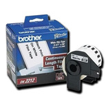 Cinta Brother Dk2212 Negro Sobre Blanco, 62mm X 15.2m