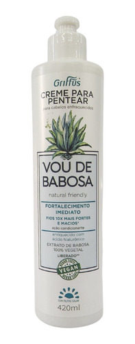 Creme Para Pentear Linha Vegana Vou De Babosa Griffus