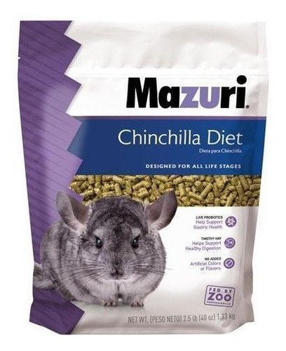 Alimento Mazuri Chinchilla Diet 1.13kg Premium