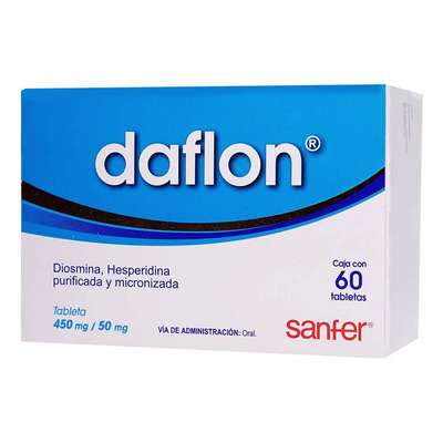 Daflon 450\u002F50 Mg Caja C\u002F60 Tabletas - LABORATORIOS SANFER,S.A. DE C.V. | Meses sin interés