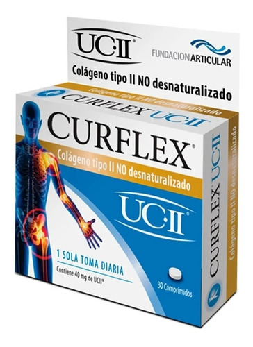 Curflex Colágeno Tipo Ii No Desnaturalizado Artrosis 30 Comp