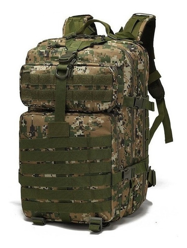 Mochila Morral Tactico Militar Viaje Grande Talla L De 50l