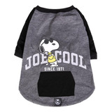 Roupa Para Cachorro Camiseta Manga Longa Snoopy Joe Cool G