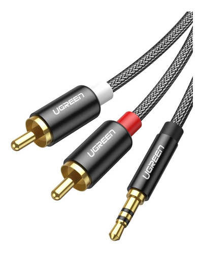 Cable Rca A Jack 3.5 Mm Audio Hifi Ugreen (2 Metros)